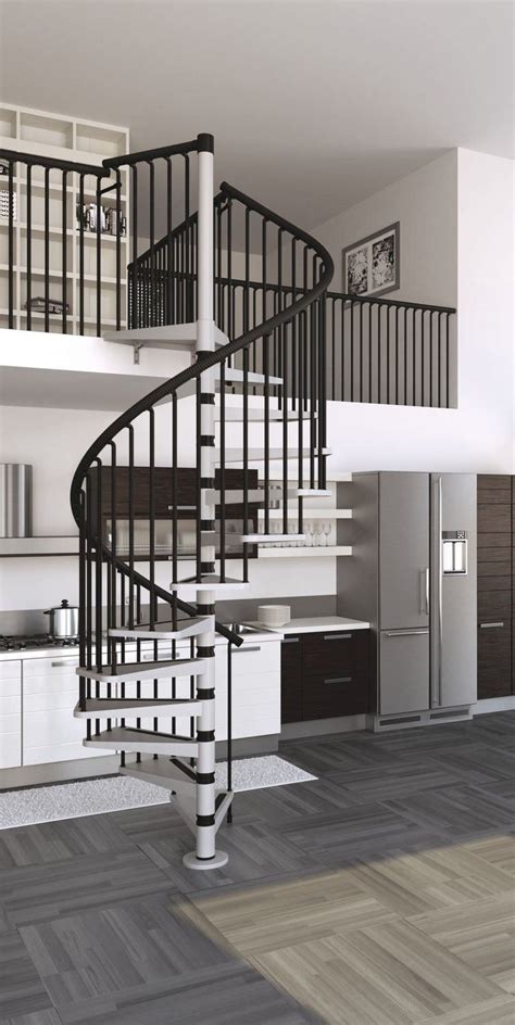 Ranging from $1,000 to $20,000, the price of spiral stairways can vary quite a bit.the cost largely depends on the material type. Misterstep Gamia Metal Spiral Staircase Kit - Light Grey ...