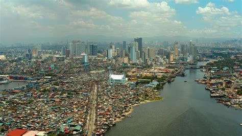 Manila The Capital Of The Philippines Aerial View Stock Photo Image