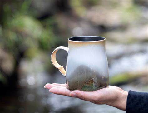 Handmade Artisan Coffee Mug Artistic Coffee Mug Ceramic Etsy