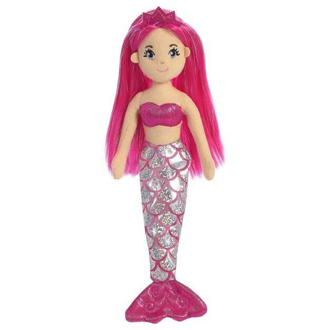 Aurora World Sea Sparkles Garnet Mermaid 10 Stuffed Doll Mermaid