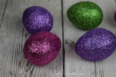 How To Make Beautiful Diy Glitter Easter Eggs Today