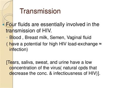Hiv Its Prevention And Control