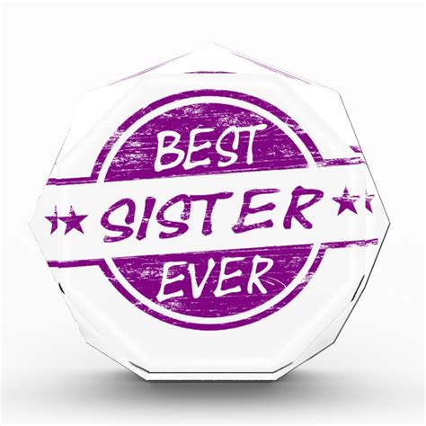 Best Sister Ever Purple Award