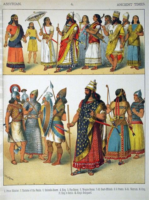 Assyrian Dress Hist Ria Da Arte Antiga Mesopot Mia Hist Ria Antiga