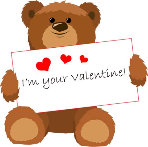 Valentines Day Bear Teddy Bear Brown Bear For Teddy Bear For