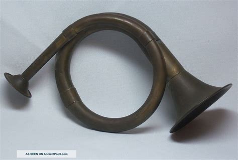 Vintage Brass Horn Musical Instruments Horns Musicals Language