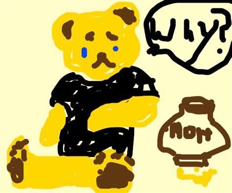 Crying Winnie The Pooh Drawception