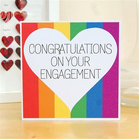 Congratulations On Your Engagement Card By Pink And Turquoise