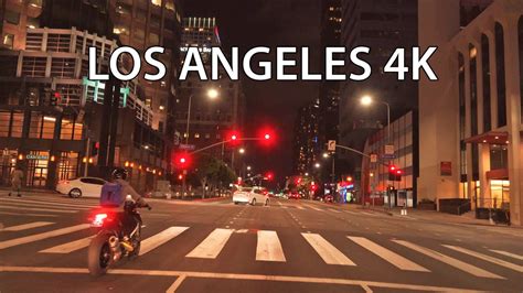 Los Angeles 4k Night Drive Youtube