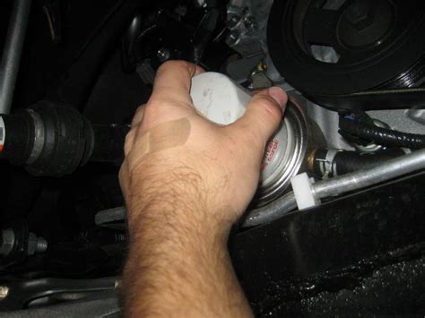 Nissan Maxima Vq35de V6 Engine Oil Change Filter Replacement Guide 028