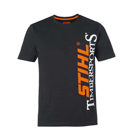 Stihl Timbersports T Shirt Schwarz Gr S
