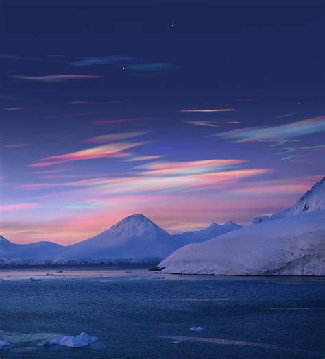 Polar Stratospheric Clouds Above By Per Andre Hoffmann Look Foto