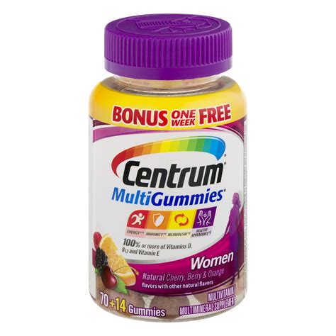 Centrum Multigummies Womens Multivitamin Gummies 84 Count