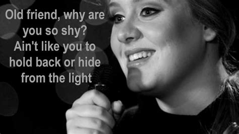Adele Some Like You Letra Youtube