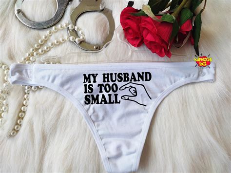 My Husband Is Too Smallnaughty Pantieskinky Panties Cuckold Etsy Uk