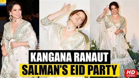 Kangana Ranauts Dizzy Flying Kiss And Dhaakad Style Eid Wishes At