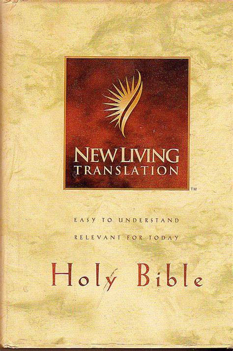 The New Living Translation Bible 1996 Hardcover Deluxe New Living
