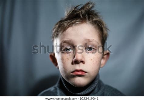 Very Sad Little Boy Child Sad Stock Photo 1023419041 Shutterstock
