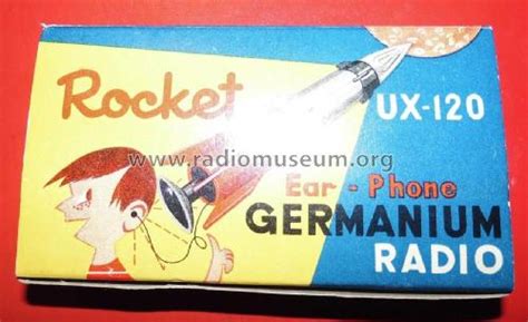Rocket Germanium Radio Ux 120 Crystal Union Co Ltd