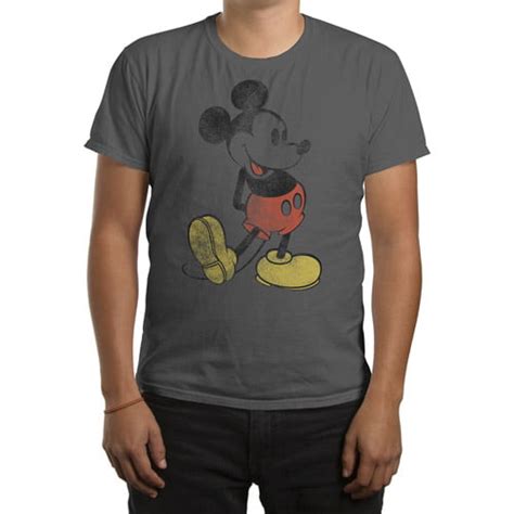 Disney Mickey Vintage Big And Tall Mens Graphic Tee