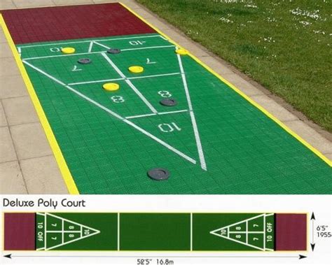 Shuffleboard Deluxe Court Without Equipment Akspiele Ohg