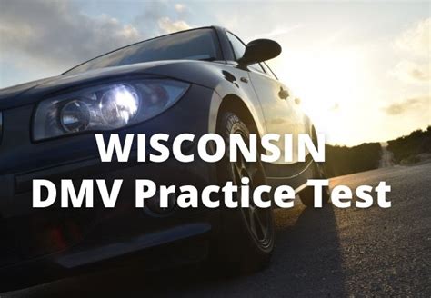 Free Wisconsin Wi Dmv Practice Test