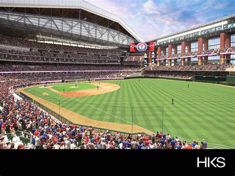 Globe Life Field Home Of The Texas Rangers Layered Wooden Ballpark