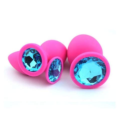 Adultscare Pink Silicone Crystal Jeweled Anal Plug Buy Adultscare Pink