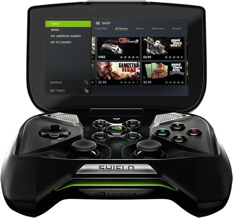 Nvidia Shield Portable Console Gaming System With Android Jelly Bean