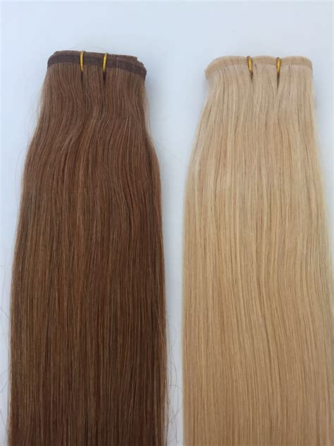 High Quality Blonde Remy Human Hair Seamless Invisible Skin Weft Hair Extensions Qm192 Emeda Hair