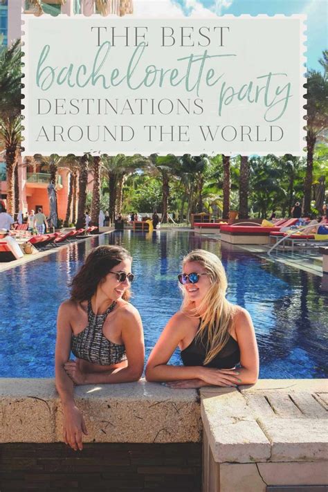 The Best Bachelorette Party Destinations In North America • The Blonde Abroad Bachelorette