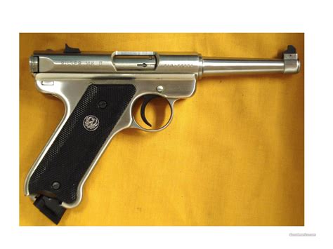 Ruger Mkii Stainless 22lr 4 12bbl For Sale