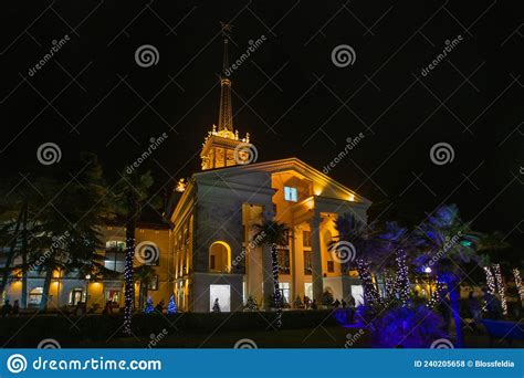 The Building Of The Sochi Marine Station In Sochi City Russia