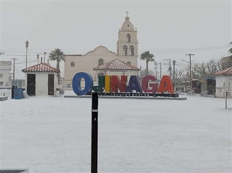 Cae Nieve En Ojinaga La Opción De Chihuahua