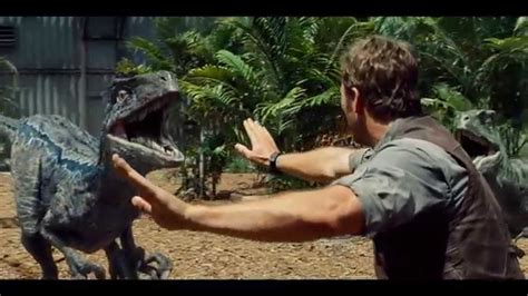 Jurassic World 2015 Clip Owen Rescues Worker From Raptors Youtube
