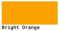 Bright Orange Color Codes - The Hex, RGB and CMYK Values That You Need