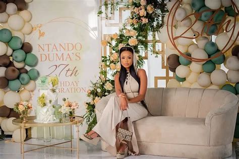 Photos Inside Actress Ntando Dumas Th Birthday Party