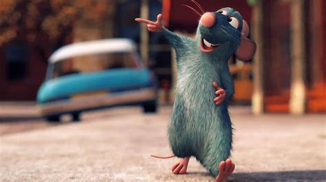 Download Ratatouille Remy In The Street Wallpaper