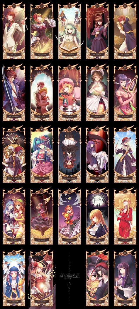 Anime Tarot Cards Show Anime Nations