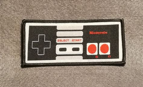 Nes Controller Woven Patch Iron On Etsy