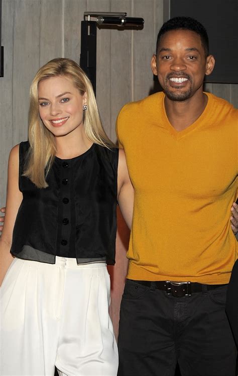 Will Smith And Margot Robbie Promote New Movie Together E Online