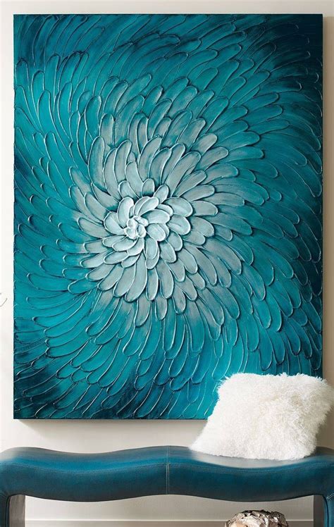 20 Collection Of Blue And Green Wall Art