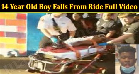 14 Year Old Boy Falls From Ride Full Video March News