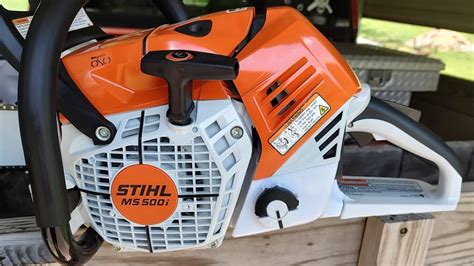 Stihl Ms500ifirst Start This Is My Saw🤙🏻 💯 Youtube