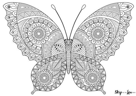 Beautiful Butterfly Coloring Pages Skip To My Lou Butterfly Coloring