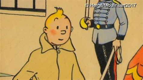 Rare Tintin Drawings To Go On Auction ロイタービデオ