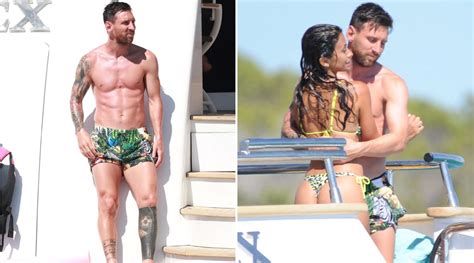 Lionel Messi Wife Antonela Roccuzzo Flaunt Stunning Tanned Bodies While Holidaying In Ibiza