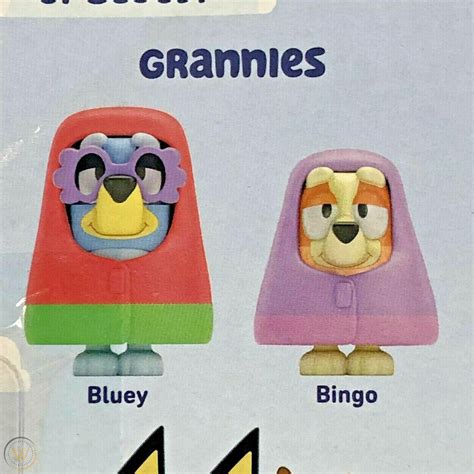 Bluey Grannies Bluey And Bingo 25 Inch Figures 2 Pack New