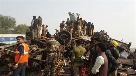 Rescuers Cut Through Mangled Coaches To Reach Survivors Pics Of Indore