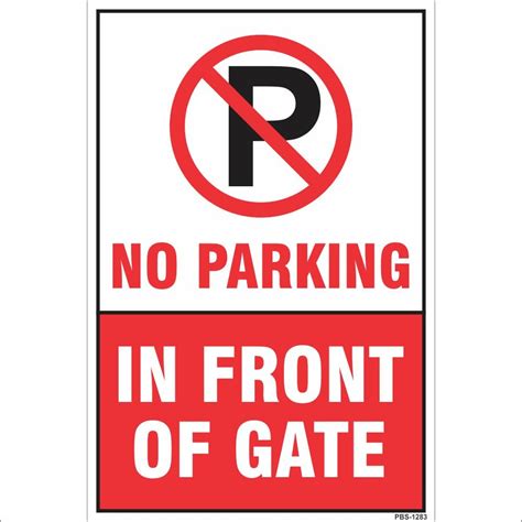 No Parking Sign Malaysia Accuform Signs® 18 X 12 Reflective